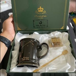 tilany tea gift set- aries